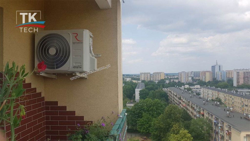 Montaż klimatyzacji w bloku na balkonie Stalowa Wola